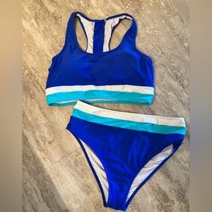 High waisted bikini set